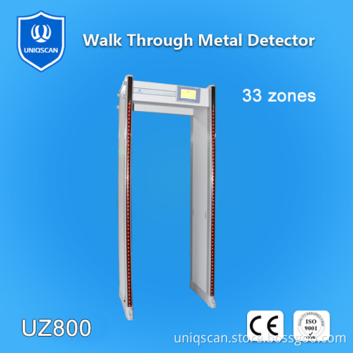 Walk Through Metal Detector UZ800 with high sensitivity